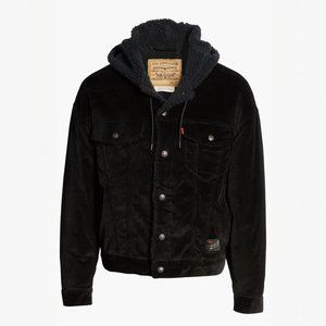 Levis x Justin Timberlake Faux Fur Lined Corduroy Trucker Jacket